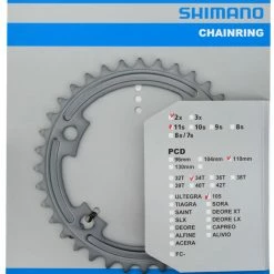 Shimano Plateau Pour FC-R7000 50/34 Dents -Sram Soldes 105 FC R7000 34 silber Verpackung