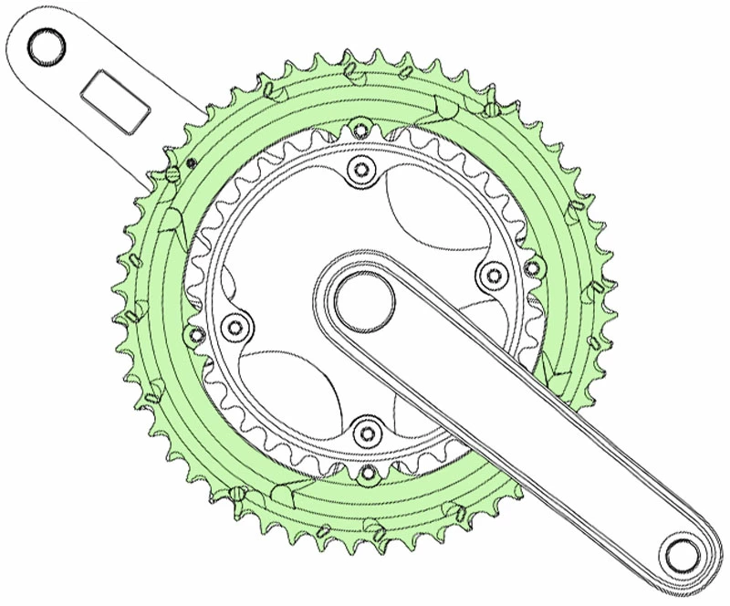 Campagnolo® Plateau Record 12 Vitesses 145mm 5 Campagnolo® Plateau Record 12 Vitesses 145mm – Image 3