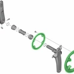 Shimano DURA ACE Plateau Pour FC-R9200 54/40 Dents -Sram Soldes DURA ACE Kettenblatt fur FC R9200