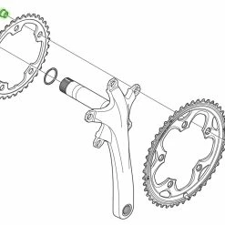 Shimano Vis De Plateau ALFINE/TIAGRA/SORA (5 Pièces) 11 Shimano Vis De Plateau ALFINE/TIAGRA/SORA (5 Pièces) -Sram Soldes FC CX50