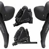 Shimano GRX BL/ST-RX600+BR-RX400 Kit De Freins à Disque 1x11 Vitesses -Sram Soldes GRX BLST RX600 BR RX400 1x11 fach Scheibenbremsen Set