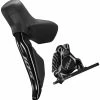 Shimano 105 Di2 ST-R7170+BR-R7170 Frein à Disque 2 Fois Avant -Sram Soldes Shimano 105 Di2 ST R7170 BR R7170 2 fach Scheibenbremse vorne IR7170DLF6SC100A