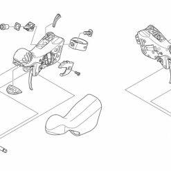 Shimano Badge 105 ST-5700 -Sram Soldes Shimano 105 ST 5700 Namensschild