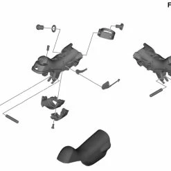 Shimano Badge 105 ST-5800 -Sram Soldes Shimano 105 ST 5800 Namensschild