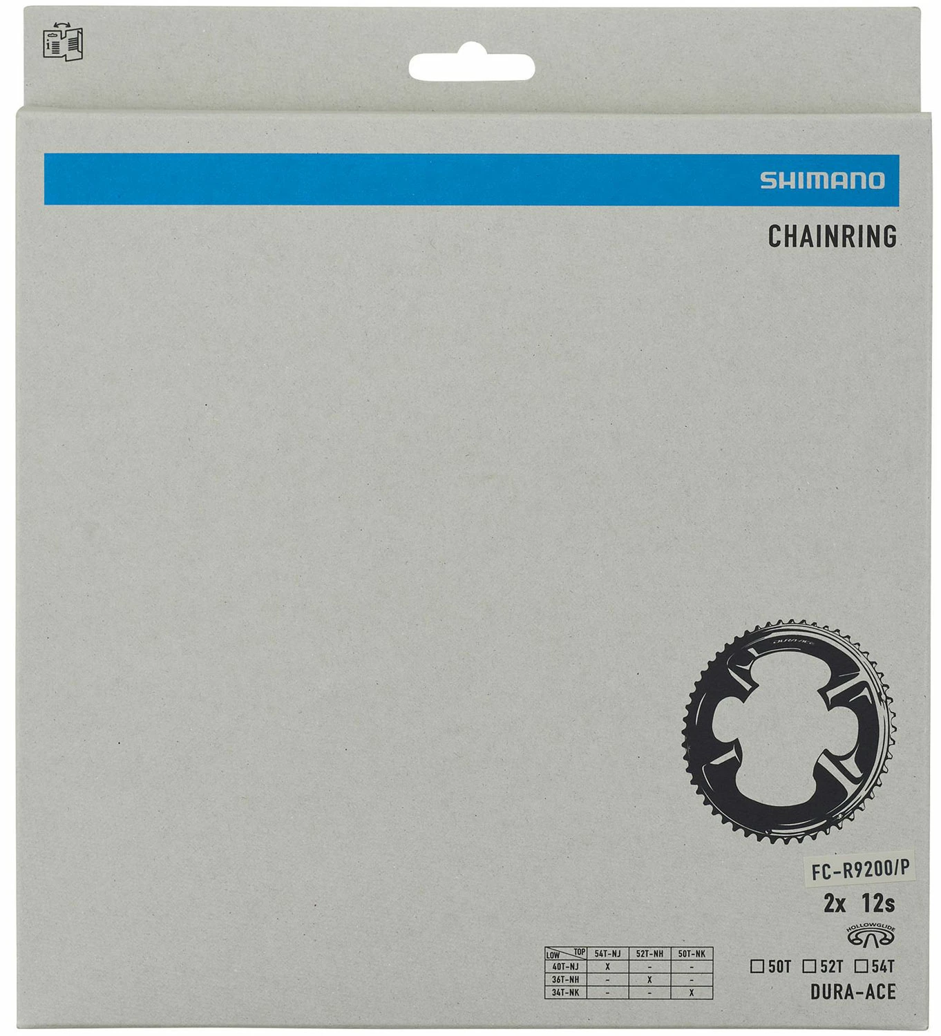 Shimano DURA ACE Plateau Pour FC-R9200 52/36 Dents 7 Shimano DURA ACE Plateau Pour FC-R9200 52/36 Dents – Image 5