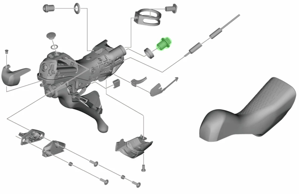Shimano Vis De Raccordement à Bride Pour SM-BH90 6 Shimano Vis De Raccordement à Bride Pour SM-BH90 – Image 4