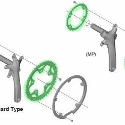 Shimano SORA FC-R3000/FC-3550 Plateau De Chaîne -Sram Soldes Shimano SORA FC R3000 FC 3550 Kettenblatt