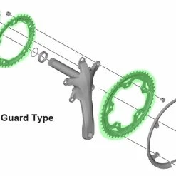 Shimano SORA FC-R3030/FC-3503 Plateau Pour Garde-Chaîne -Sram Soldes Shimano SORA FC R3030 FC 3503 Kettenblatt fur Kettenschutzring