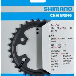 Shimano SORA FC-R3030 Plateau -Sram Soldes Shimano SORA FC R3030 Kettenblatt 30 Zahne MR Y1VD30000