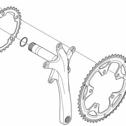 Shimano SORA Boulons De Plateau FC-3550 (5 Pièces) -Sram Soldes Shimano SORA Kettenblattschrauben fur FC 3550 5 Stuck Y1NB98040 a