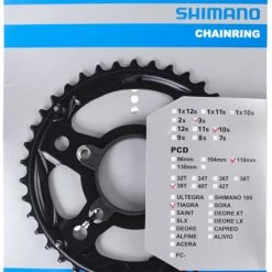 Shimano Plateau De Pédalier TIAGRA FC-4703 -Sram Soldes Shimano TIAGRA FC 4703 Kettenblatt 39T Y1RD98050
