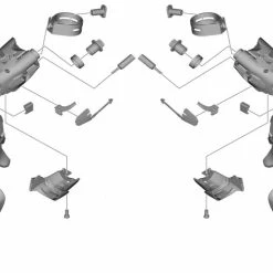 Shimano Badge TIAGRA/GRX ST-4720/RX600 -Sram Soldes Shimano TIAGRA GRX ST 4720 RX600 Namensschild