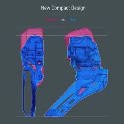 Shimano Dérailleur ULTEGRA Di2 FD-R8150 2x12 Vitesses -Sram Soldes Shimano ULTEGRA Di2 FD R8150 2x12 fach Umwerfer IFDR8150F d