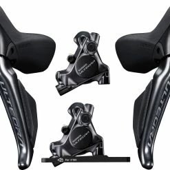 Shimano ULTEGRA Di2 ST-R8170+BR-R8170 Ensemble De Freins à Disque 2x12 Vitesses