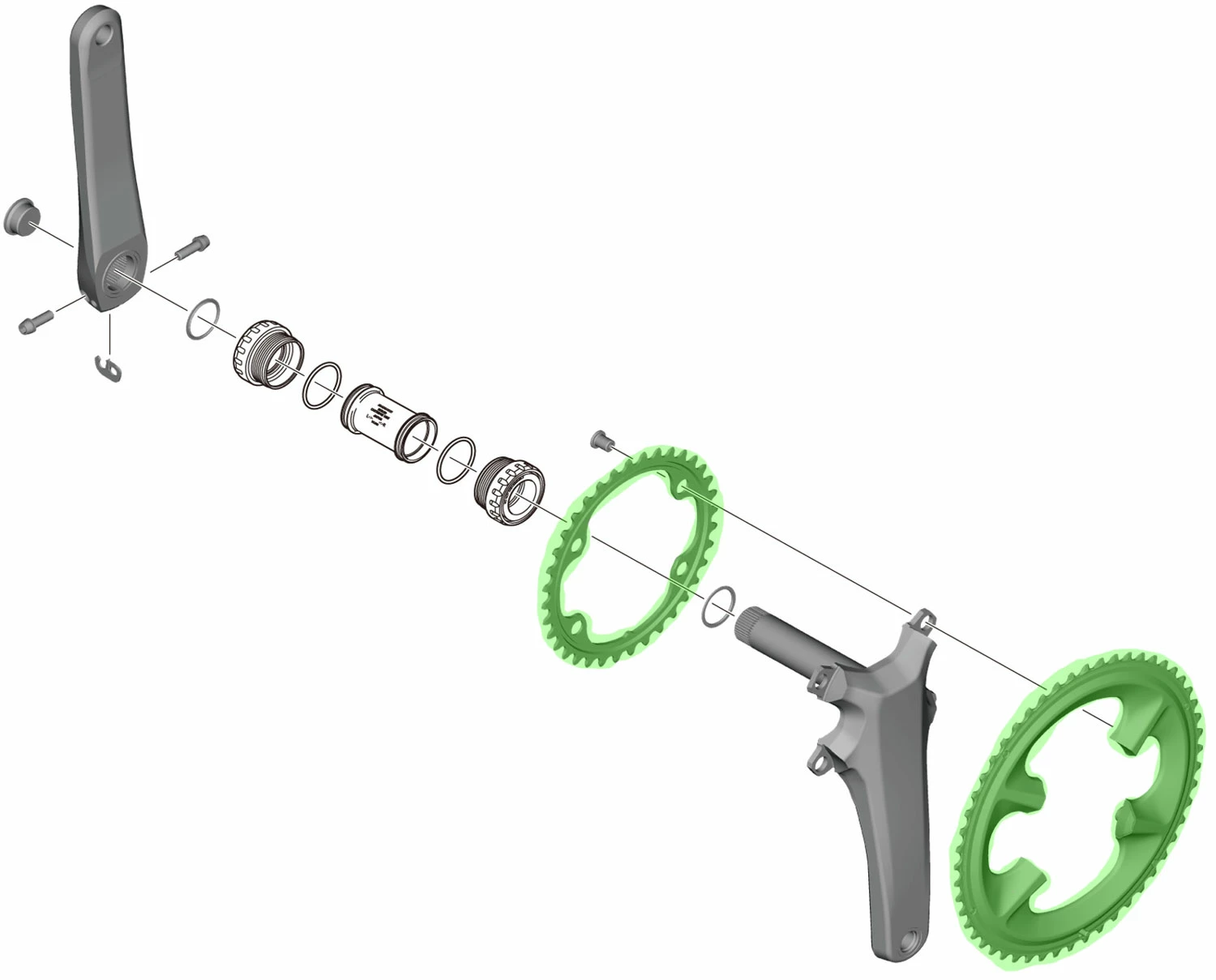 Shimano Plateau ULTEGRA Pour FC-R8100 50/34 Dents 6 Shimano Plateau ULTEGRA Pour FC-R8100 50/34 Dents – Image 4