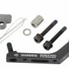 Shimano SM-MA-R140P/D Adaptateur Post-Mount à Flat-Mount Pour Rotor Arrière De 140mm -Sram Soldes Shimano Adapter Postmount HR auf Flat Mount 140mm SM MA R140PDH ISMMAR140PDH a