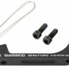 Shimano SM-MA-F140P/D Adaptateur PostMount à FlatMount Pour Rotor Avant 140mm -Sram Soldes Shimano Adapter Postmount VR auf Flat Mount 140mm SM MA F140PDA ISMMAF140PDA a