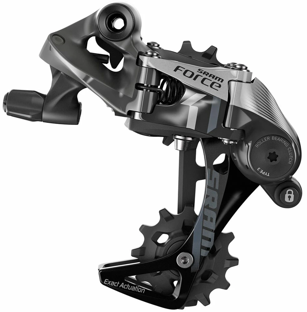 SRAM Dérailleur Force 1 Type 3.0 Long 10/11 Vitesses 3 SRAM Dérailleur Force 1 Type 3.0 Long 10/11 Vitesses