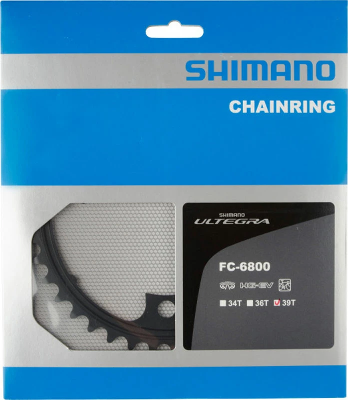 Shimano Plateau ULTEGRA 11 Vitesses Pour FC-6800 39 Dents (MD) 3 Shimano Plateau ULTEGRA 11 Vitesses Pour FC-6800 39 Dents (MD)